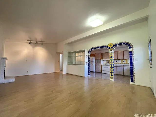 a view of a livingroom with a staircase