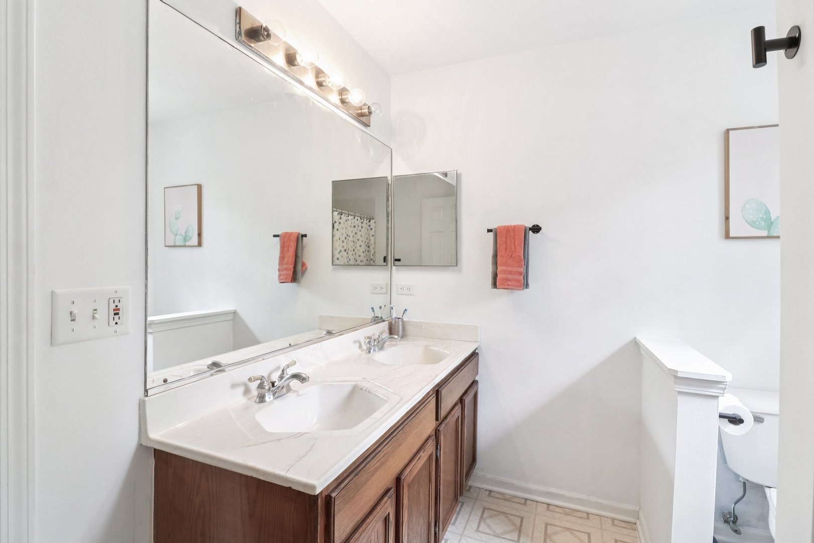 1256 Edgewater Lane Antioch, IL 60002 - Photo 22 of 45 a bathroom with a sink and a mirror