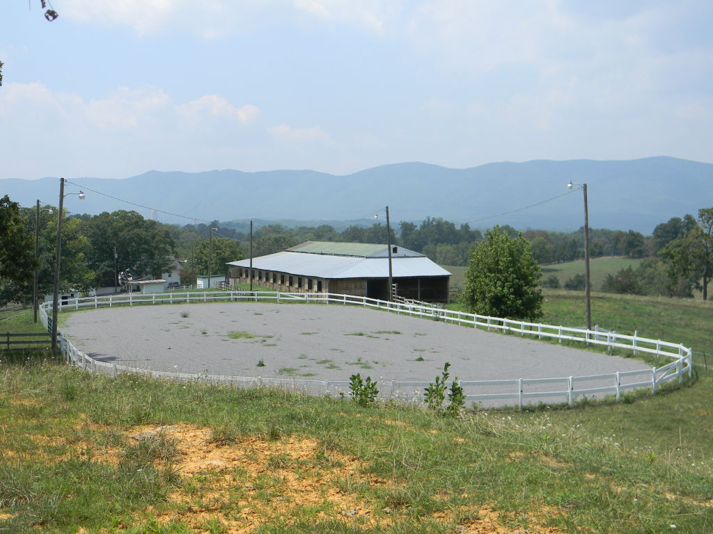 5222 Blacksburg Road Troutville, VA 24175 - Photo 31 of 38 a view of a swimming pool with a yard and large trees