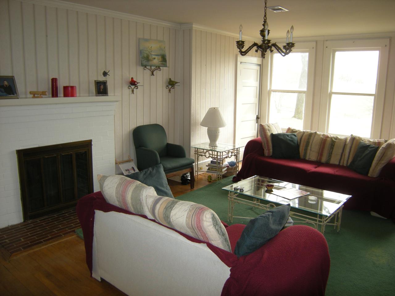 5222 Blacksburg Road Troutville, VA 24175 - Photo 7 of 38 a living room with furniture and a fireplace