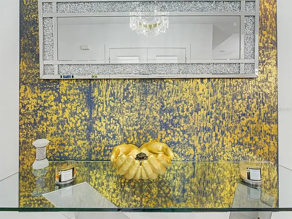 a view of a porch with furniture and stairs