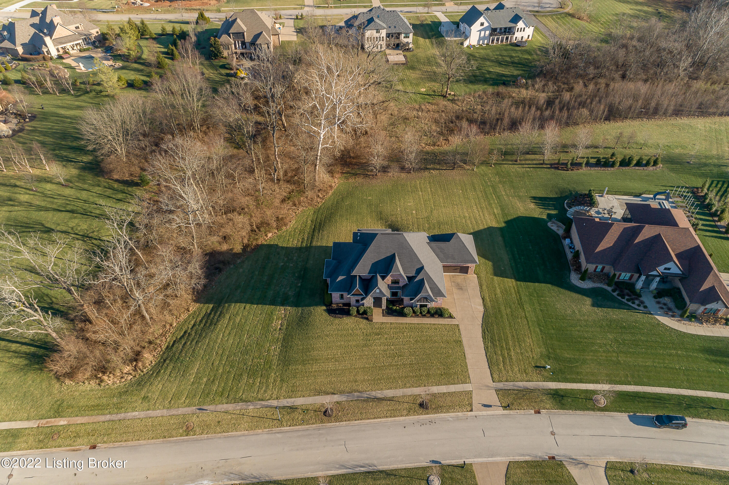 1105 Poplar Ridge Road Goshen, KY 40026 - Photo 57 of 63 Aerial 1_1105 Poplar Ridge Rd