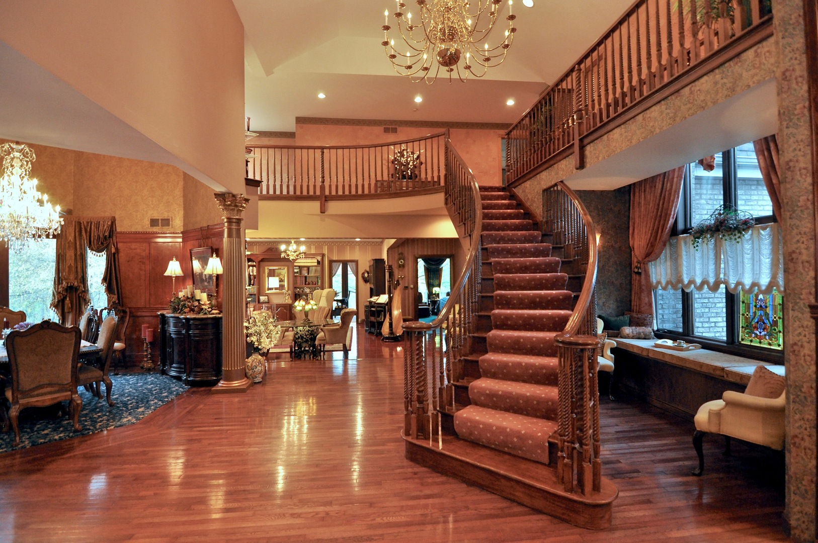 16161 Whipple Road Sycamore, IL 60178 - Photo 2 of 45 a view of entryway and hall with wooden floor