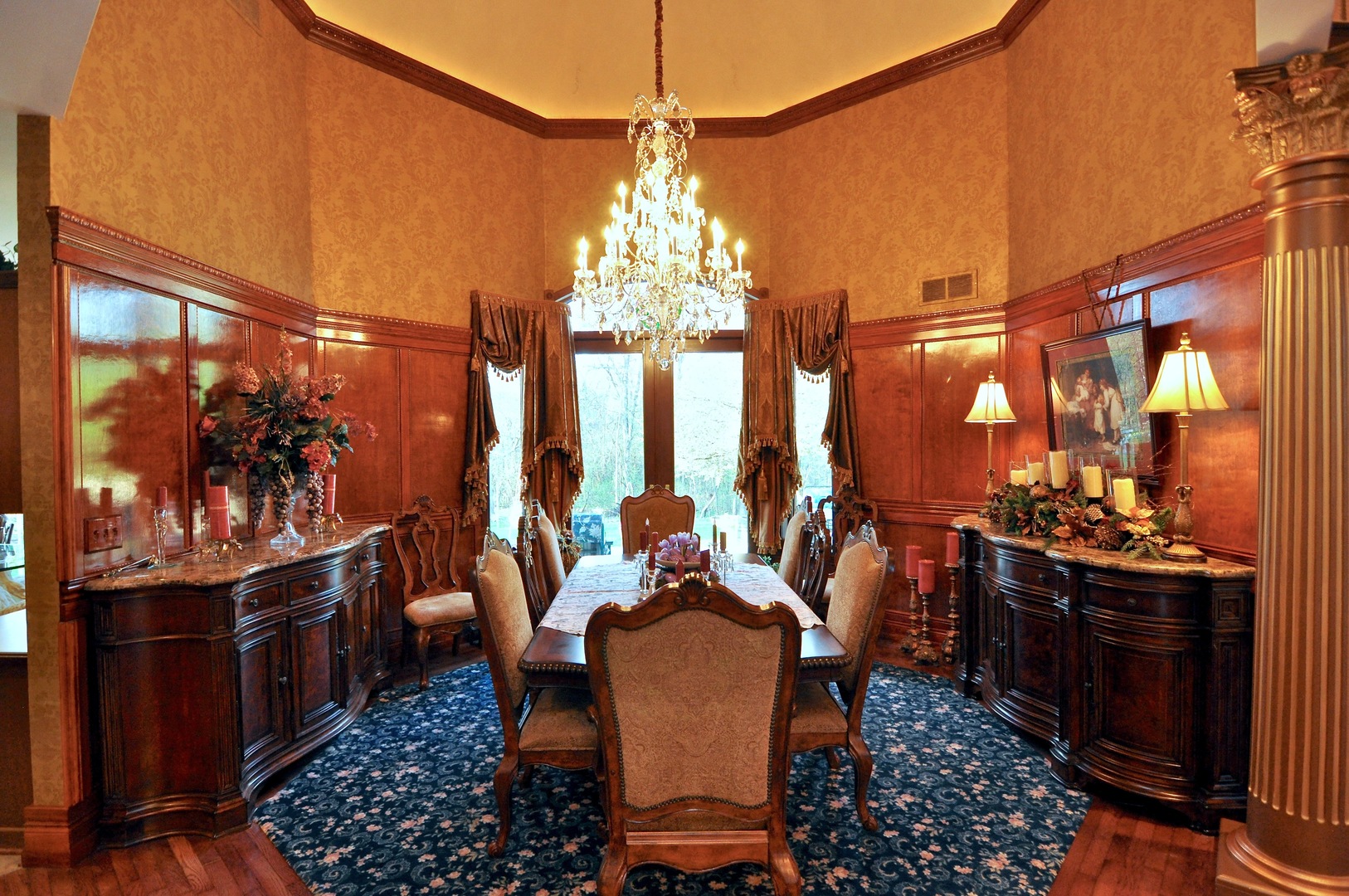 16161 Whipple Road Sycamore, IL 60178 - Photo 17 of 45 a view of a dining room with furniture window and outside view