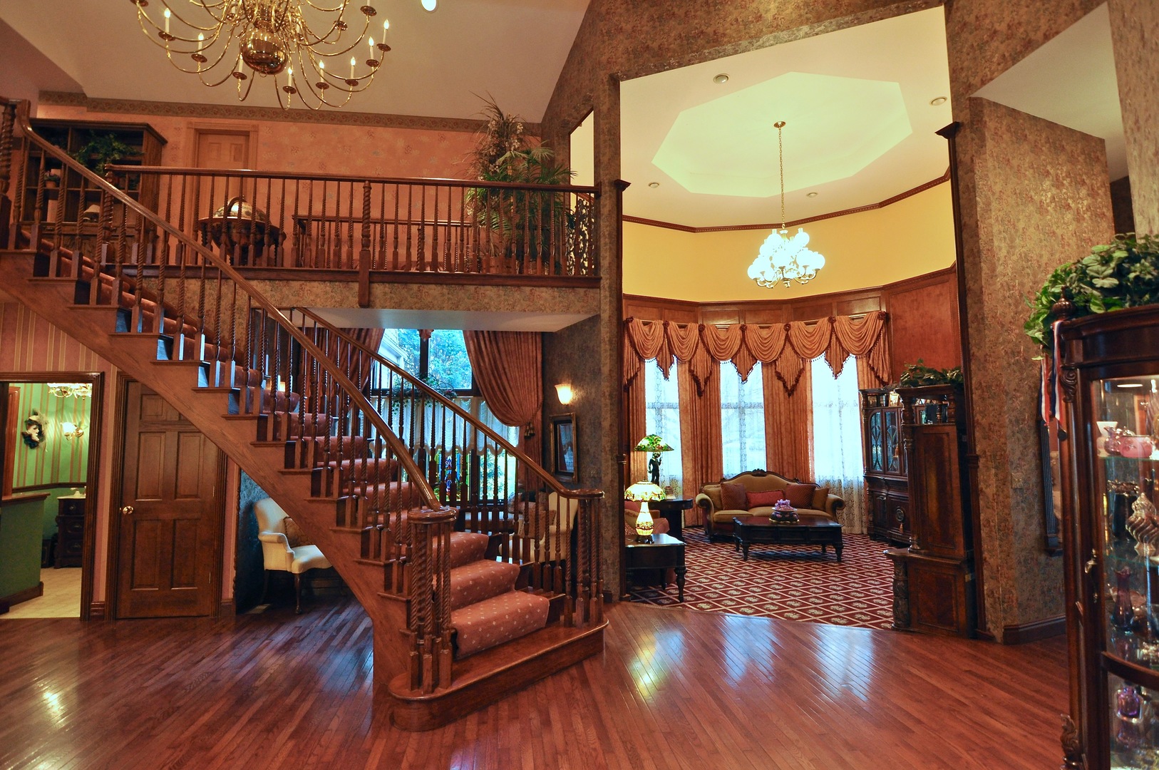16161 Whipple Road Sycamore, IL 60178 - Photo 3 of 45 a view of entryway livingroom and hall with wooden floor