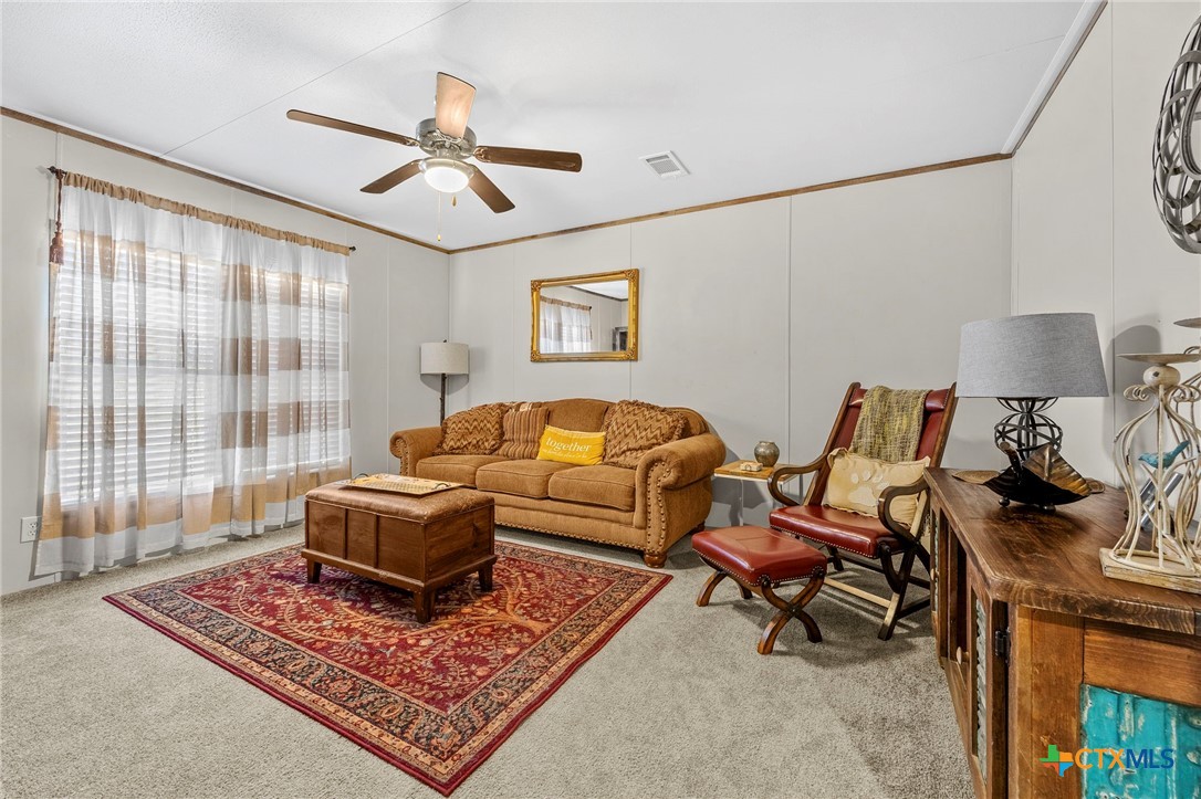 300 Private Road 3221 Kempner, TX 76539 - Photo 15 of 32 a living room with furniture and a rug