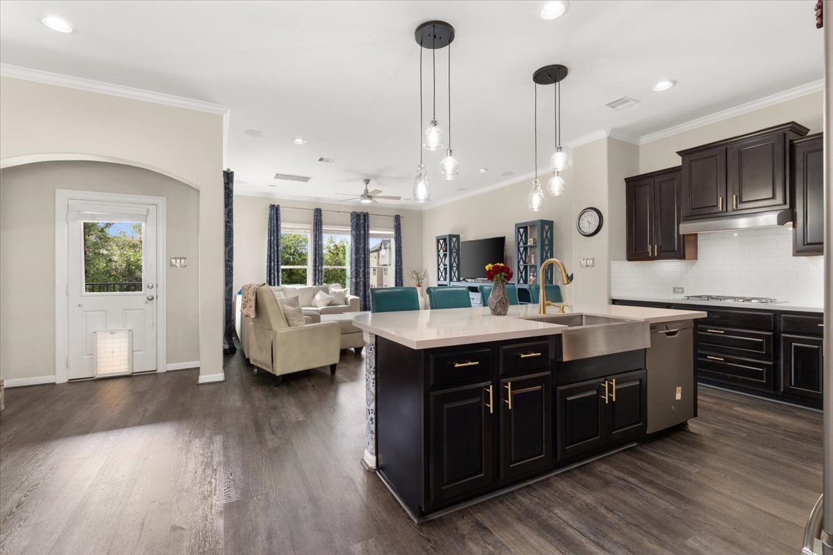10215 Spring Shadows Park Circle Houston, TX 77080 - Photo 2 of 44 Second floor includes Kitchen, Family Room, Covered Balcony, Formal Dining Room/Study or Playroom