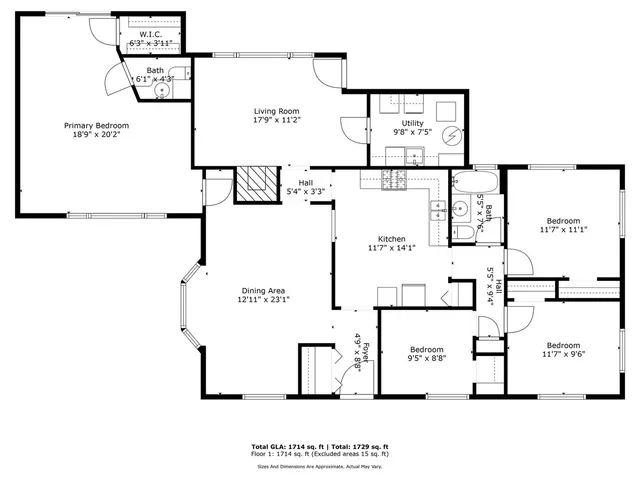 a picture of a book and a bed