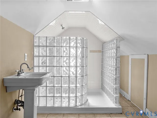 a bathroom with a sink and a vanity