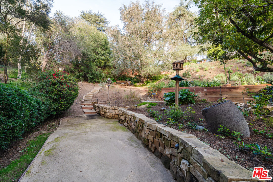 3131 Floye Drive Los Angeles, CA 90046 - Photo 44 of 53 a view of a garden with an outdoor space
