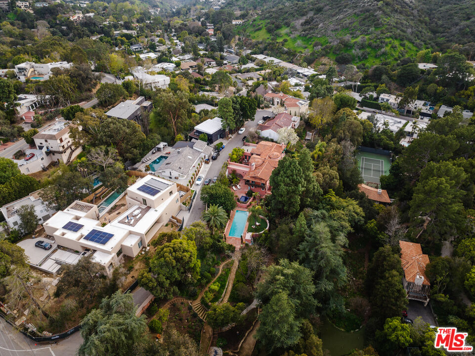3131 Floye Drive Los Angeles, CA 90046 - Photo 48 of 53 an aerial view of residential houses with outdoor space