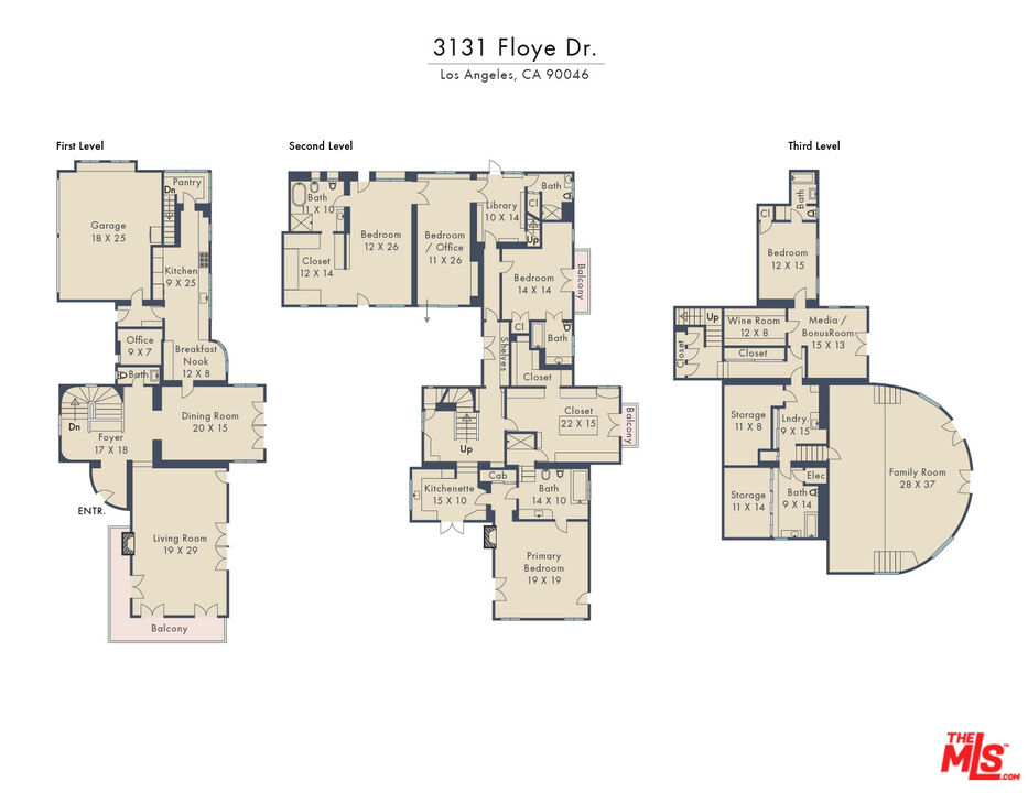 3131 Floye Drive Los Angeles, CA 90046 - Photo 52 of 53 a picture of a wall with a picture of a park