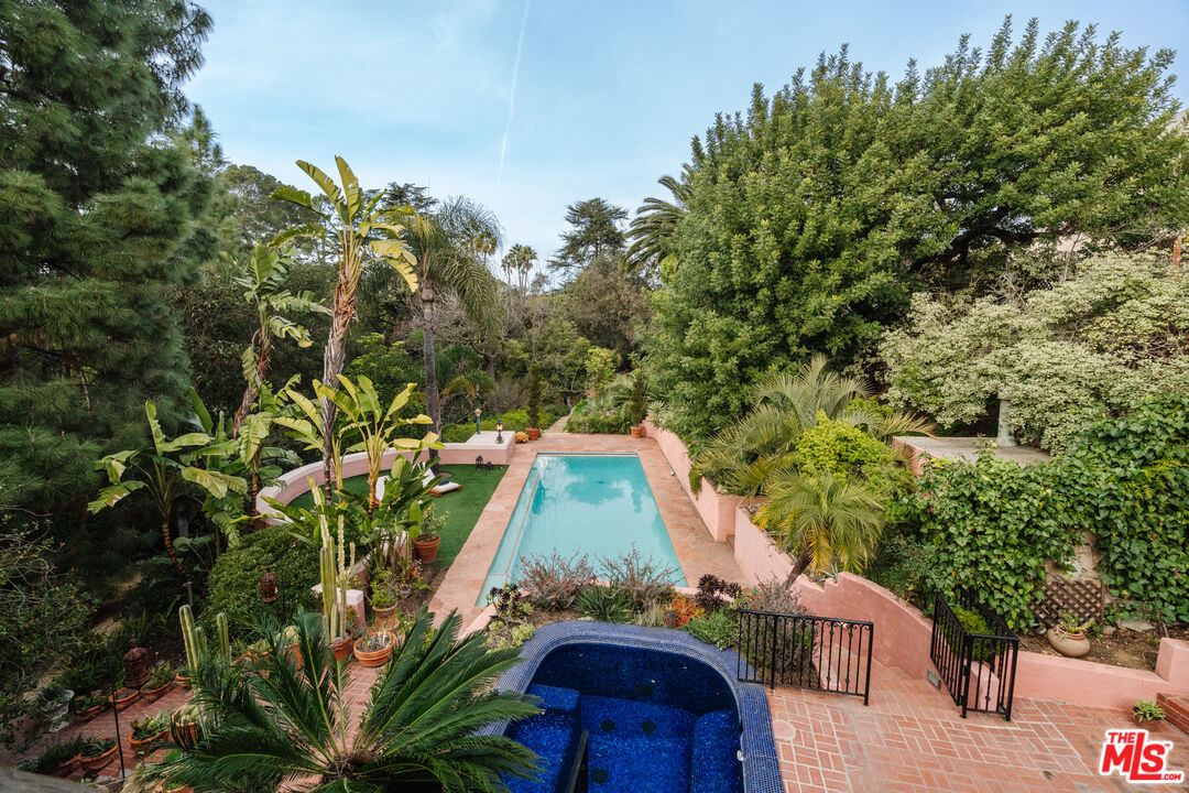 3131 Floye Drive Los Angeles, CA 90046 - Photo 9 of 53 a view of a yard with plants