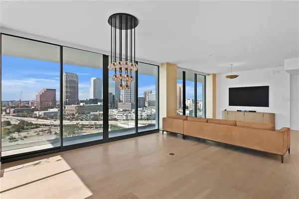a very nice looking room with a large window
