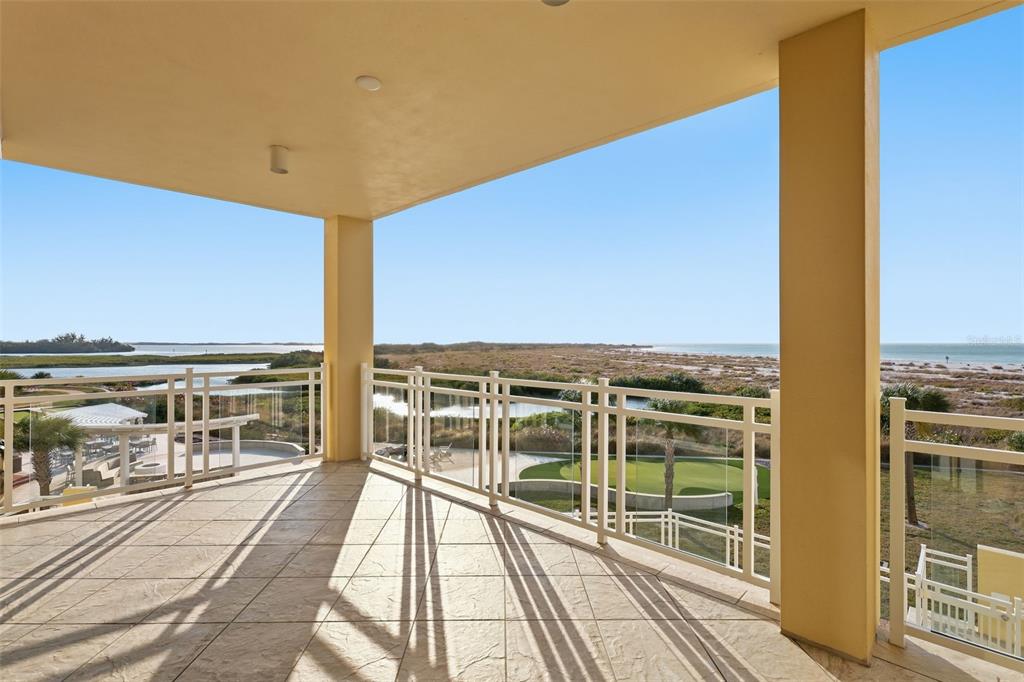 800 Collany Road, Unit 302 St. Petersburg, FL 33715 - Photo 39 of 66 a view of a balcony with ocean view