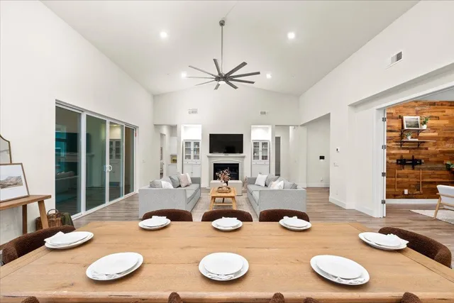 a work room with furniture