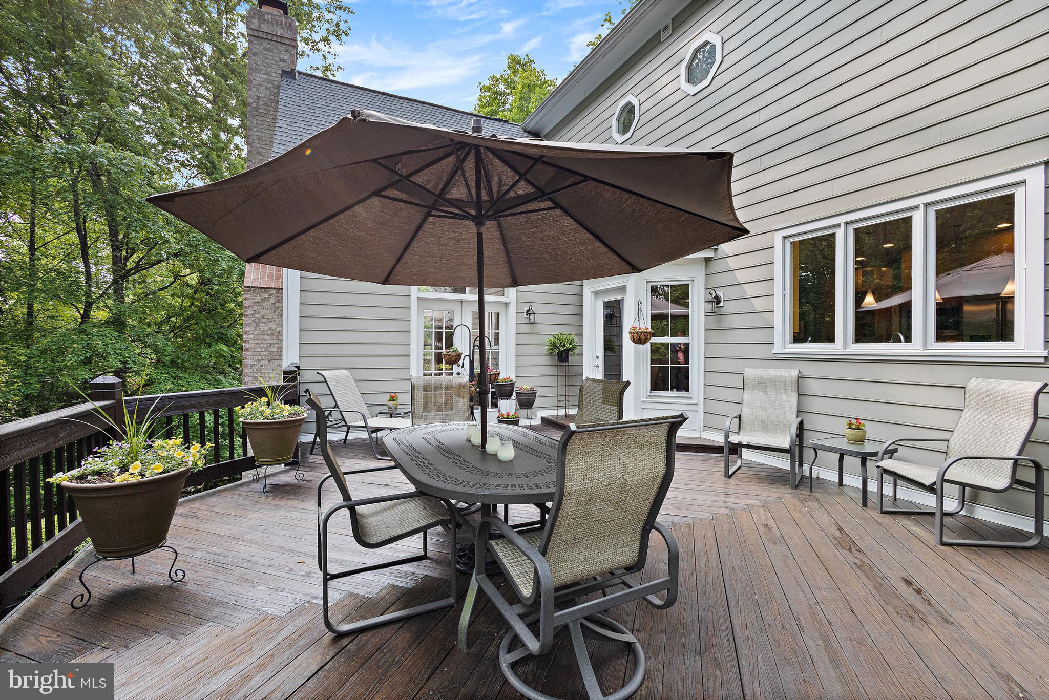 11406 Towering Oak Way Reston, VA 20194 - Photo 48 of 53 View toward the house and two doors to deck