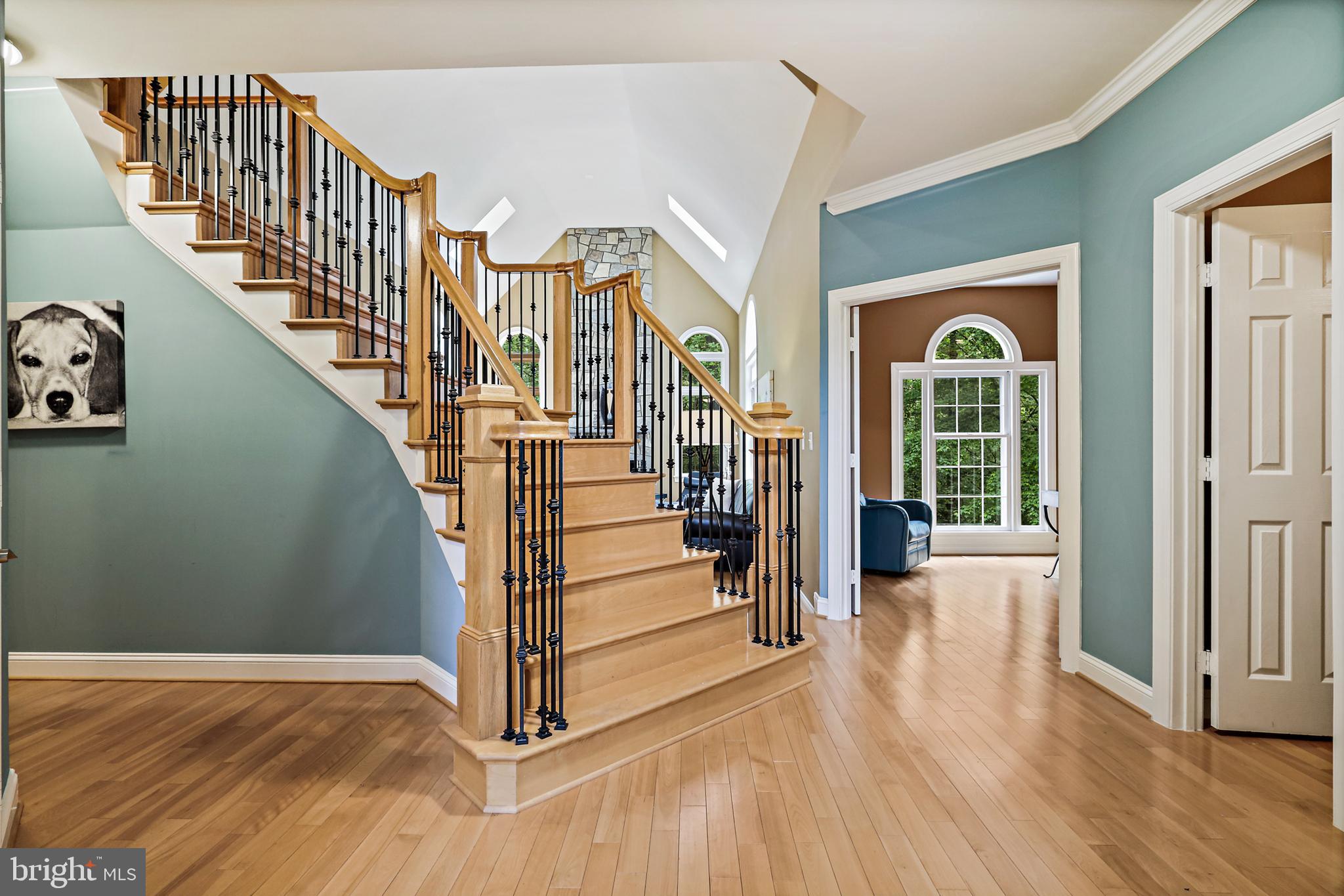 11406 Towering Oak Way Reston, VA 20194 - Photo 7 of 53 Custom banister adds an elegant touch