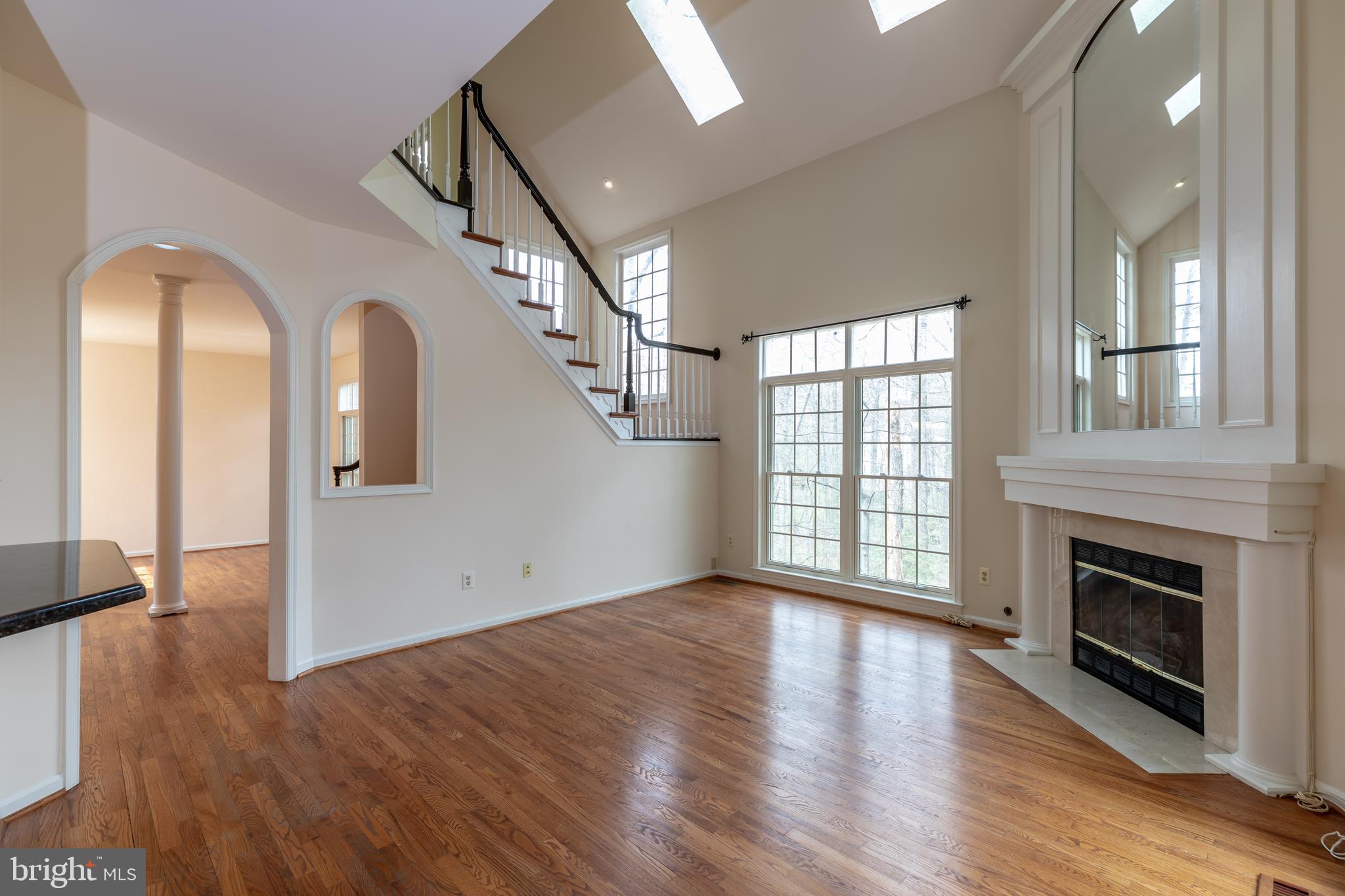 11412 Hollow Timber Court Reston, VA 20194 - Photo 19 of 53 Living Rm w/ Large full height windows and skyligh