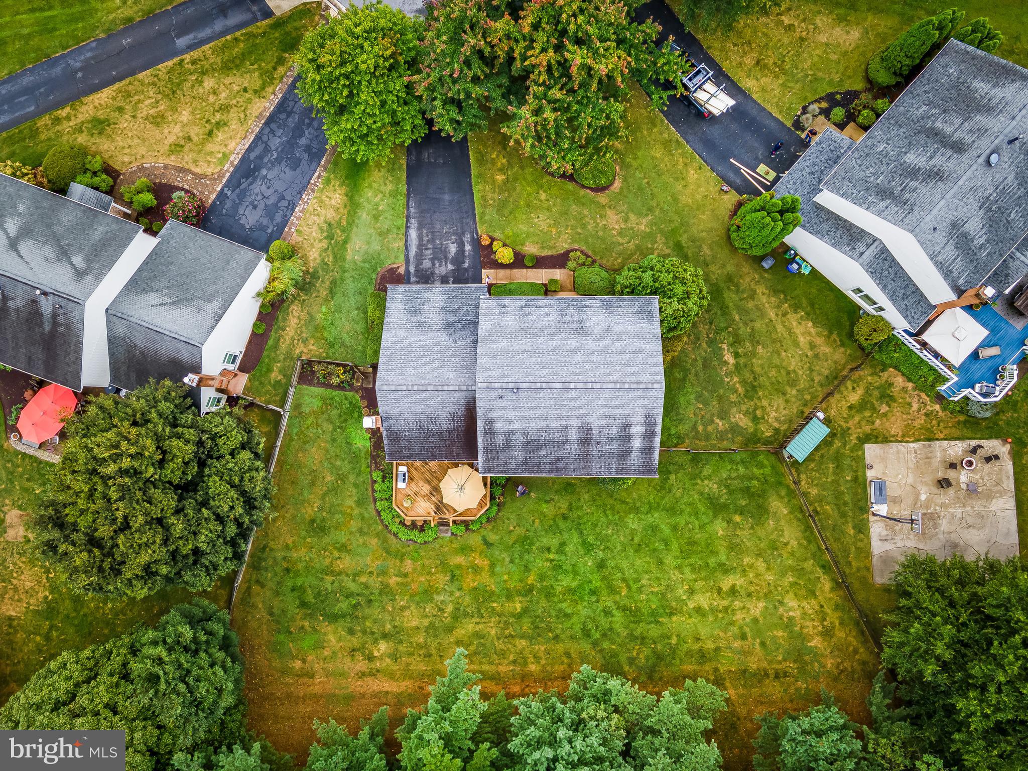 8315 Saddle Ridge Terrace Ellicott City, MD 21043 - Photo 61 of 62 an aerial view of a house with a garden