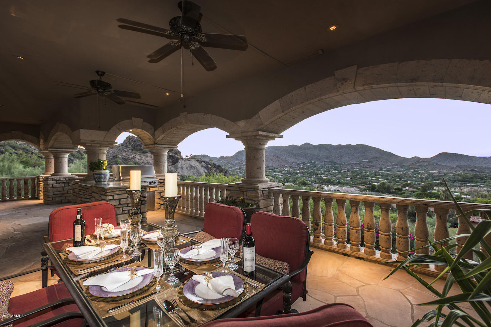 5501 East Roadrunner Road Paradise Valley, AZ 85253 - Photo 15 of 43 Dining with a view