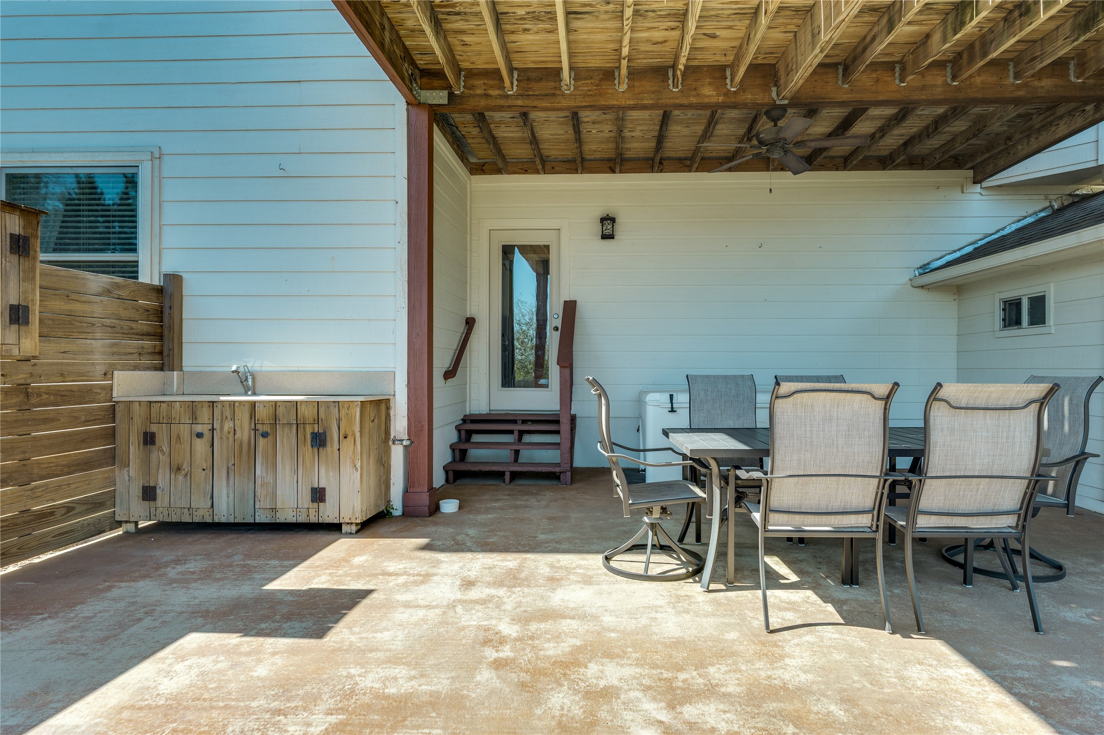 330 Southwind Road Point Venture, TX 78645 - Photo 24 of 37 Bonus points for outdoor sink + prep station. Fish cleaning at home with a cold one hits just right.