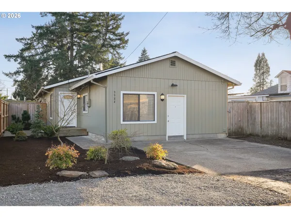 a backyard of a house