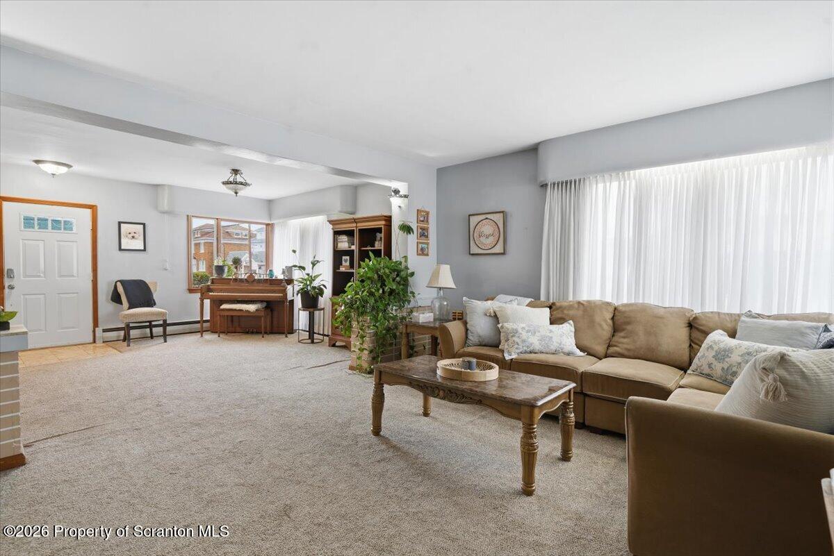 201 Moosic Road Old Forge, PA 18518 - Photo 9 of 49 Living Room