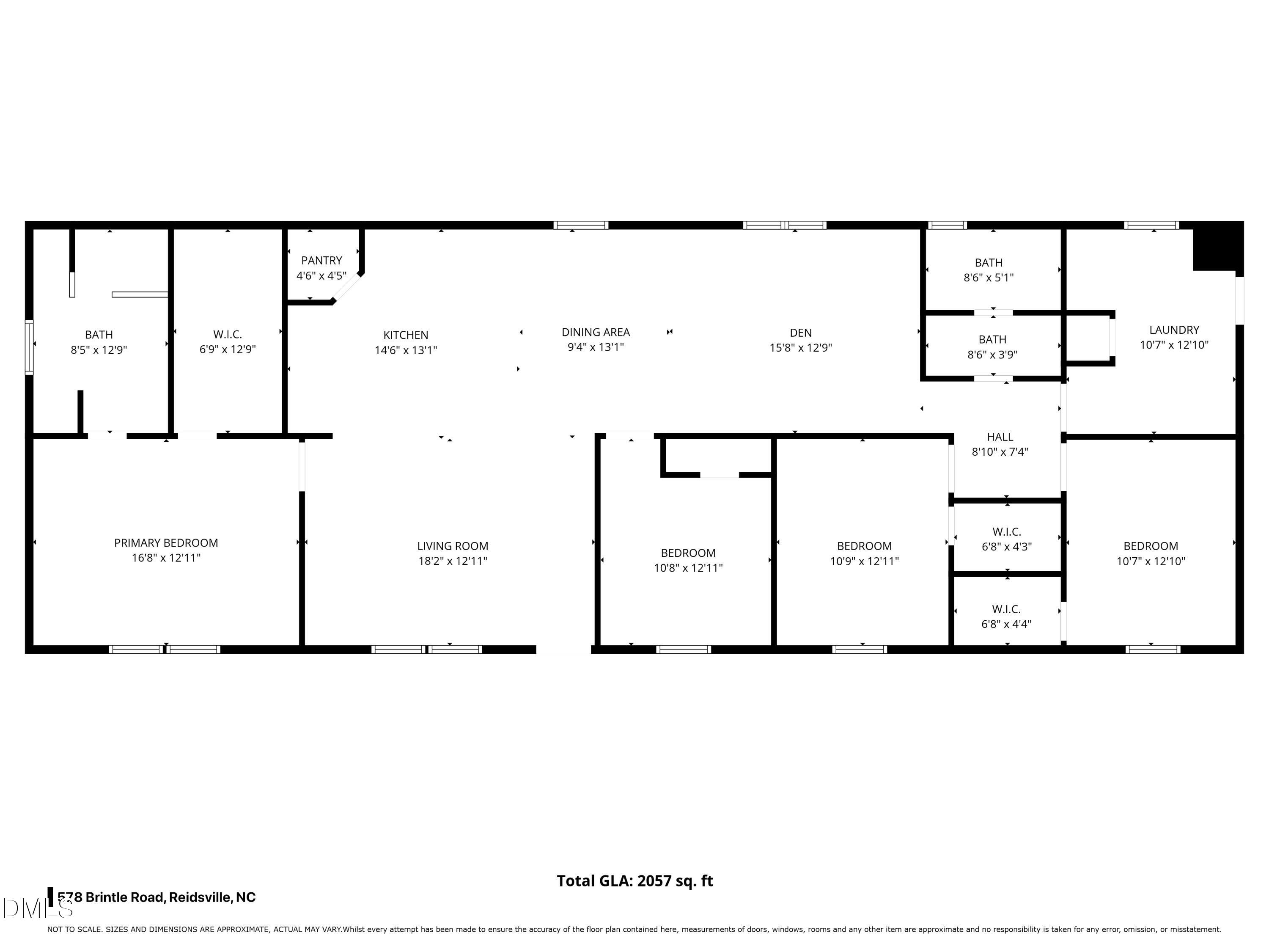 578 Brintle Road Reidsville, NC 27320 - Photo 37 of 37 a black and white photo of a living room