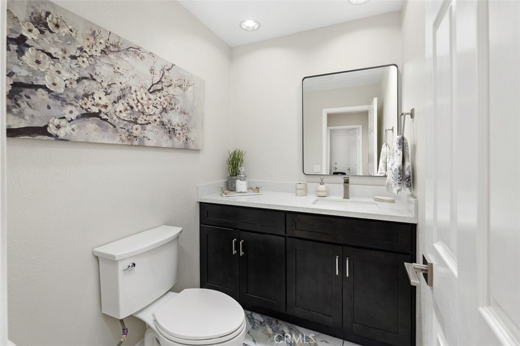 6 Beaconsfield Rancho Santa Margarita, CA 92679 - Photo 19 of 51 Main floor remodeled powder room