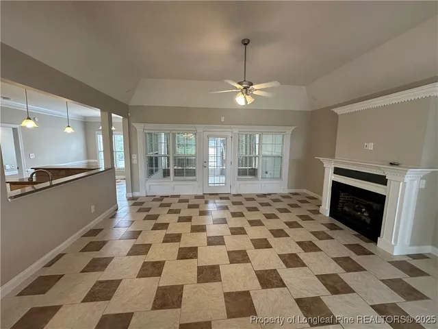 a black and white checkered floor