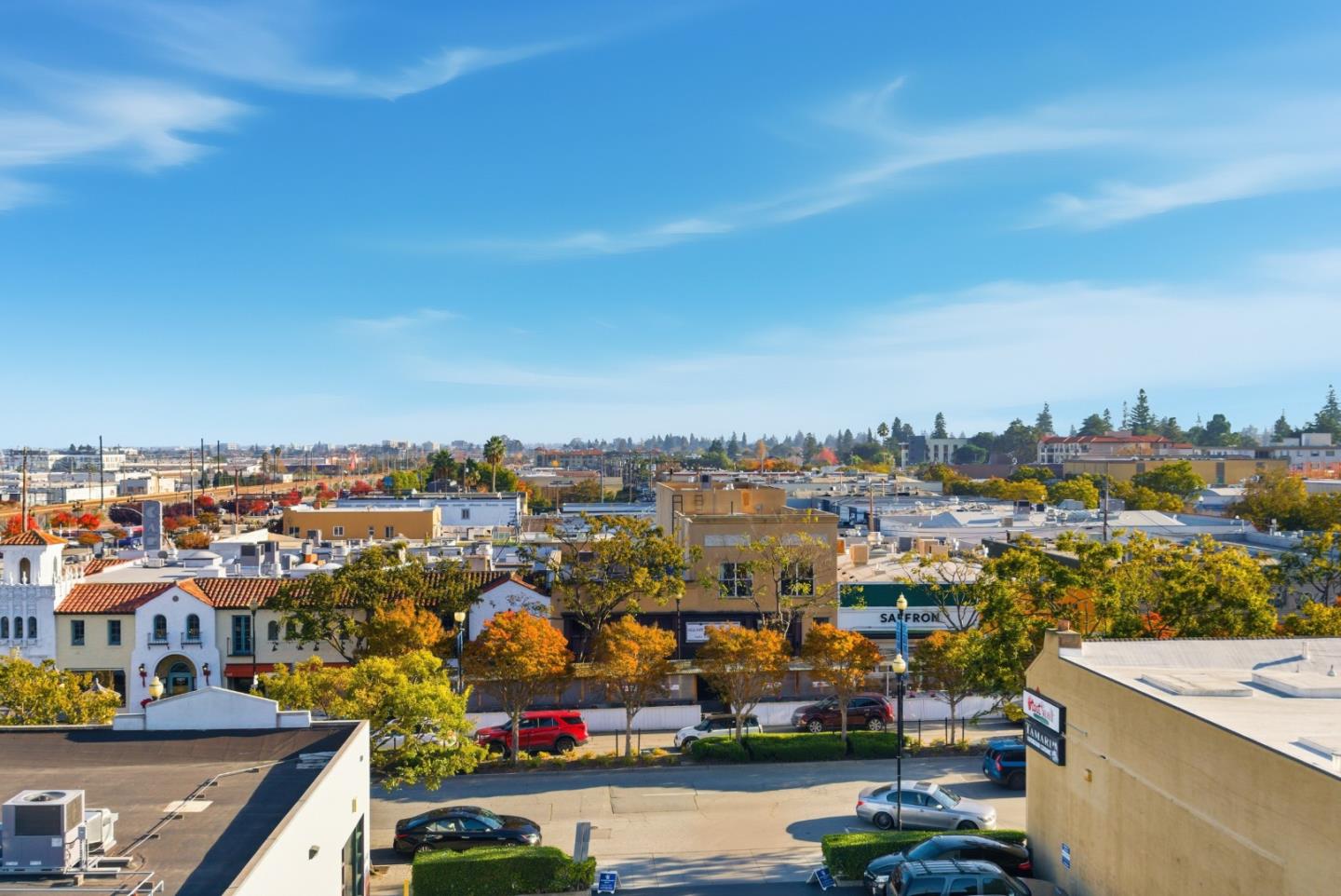 560 El Camino Real, Unit 406 San Carlos, CA 94070 - Photo 12 of 48 an aerial view of residential houses with city view