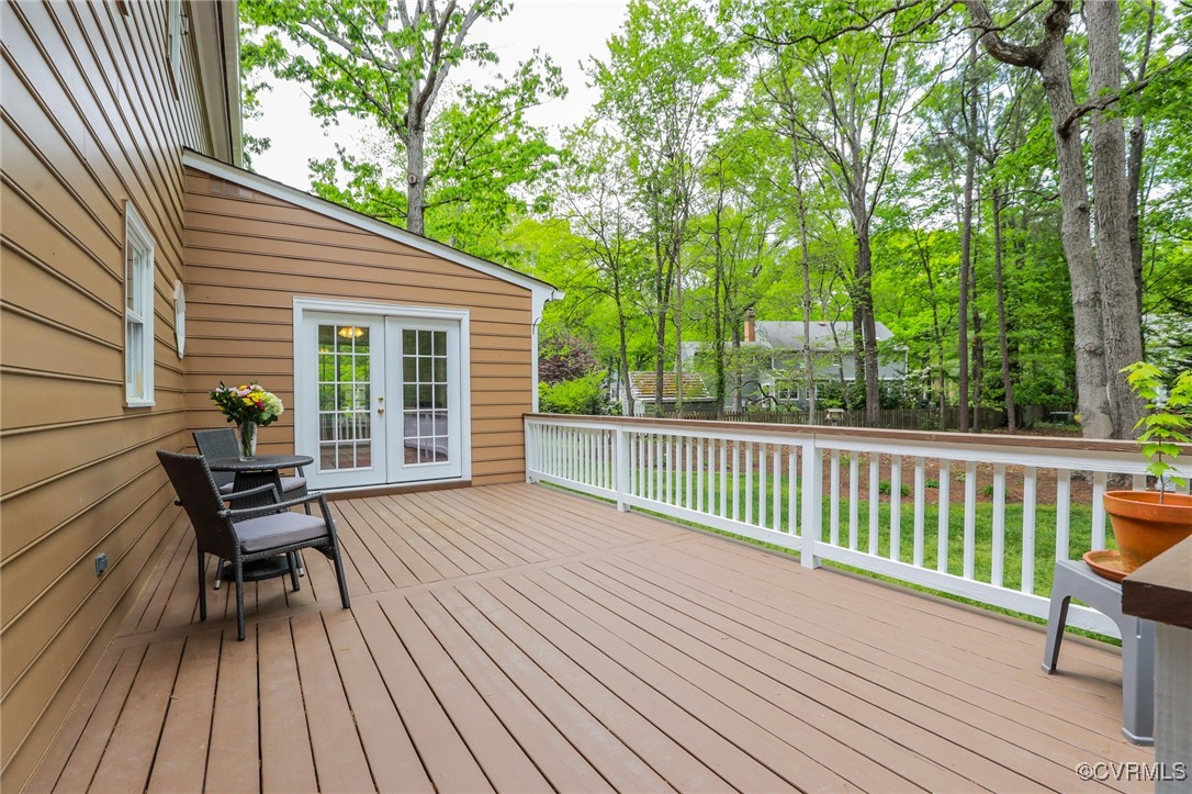 12830 Foxstone Road Midlothian, VA 23113 - Photo 37 of 42 a view of a wooden chairs on deck