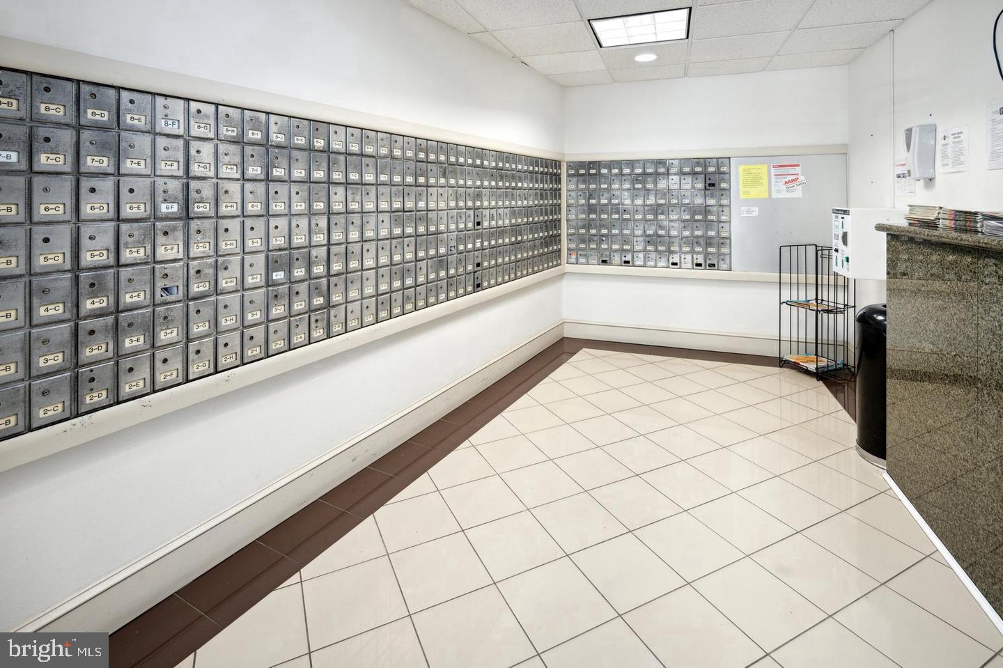 3900 West Ford Road, Unit 14K Philadelphia, PA 19131 - Photo 52 of 53 Modern mailroom with organized mailboxes.