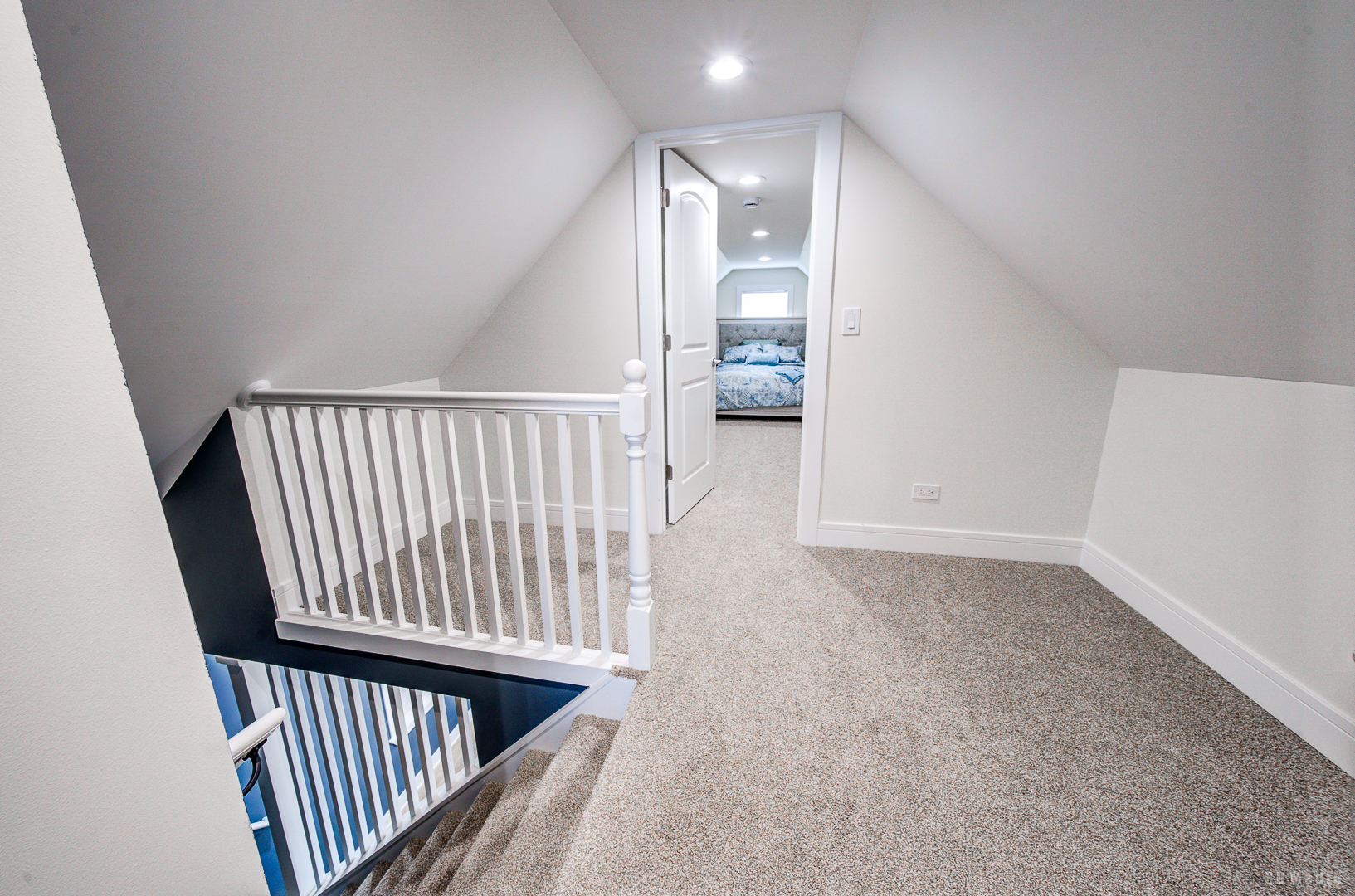 7307 South Peoria Street Chicago, IL 60621 - Photo 20 of 45 a view of a hallway view with staircase