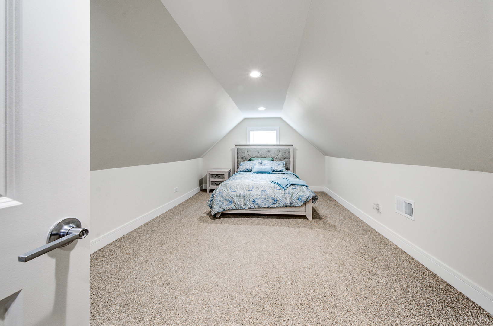 7307 South Peoria Street Chicago, IL 60621 - Photo 21 of 45 a bedroom with a bed and a night stand