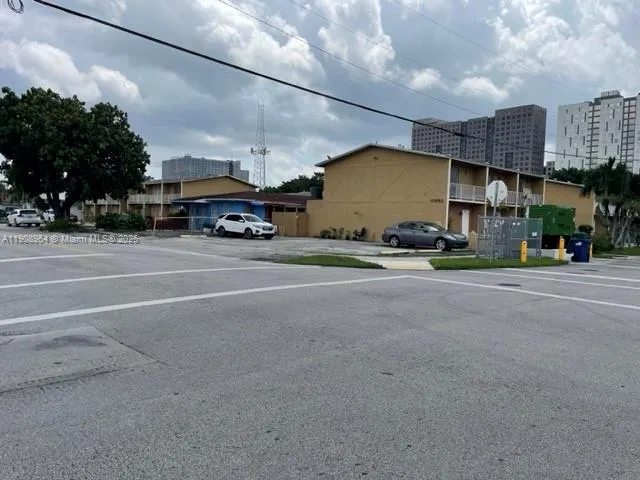 a car parked in front of a building