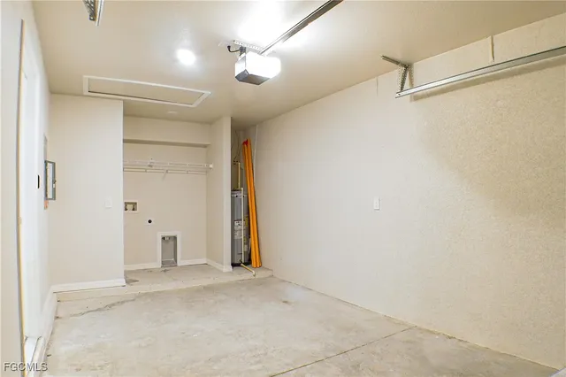 a view of a room with an empty space