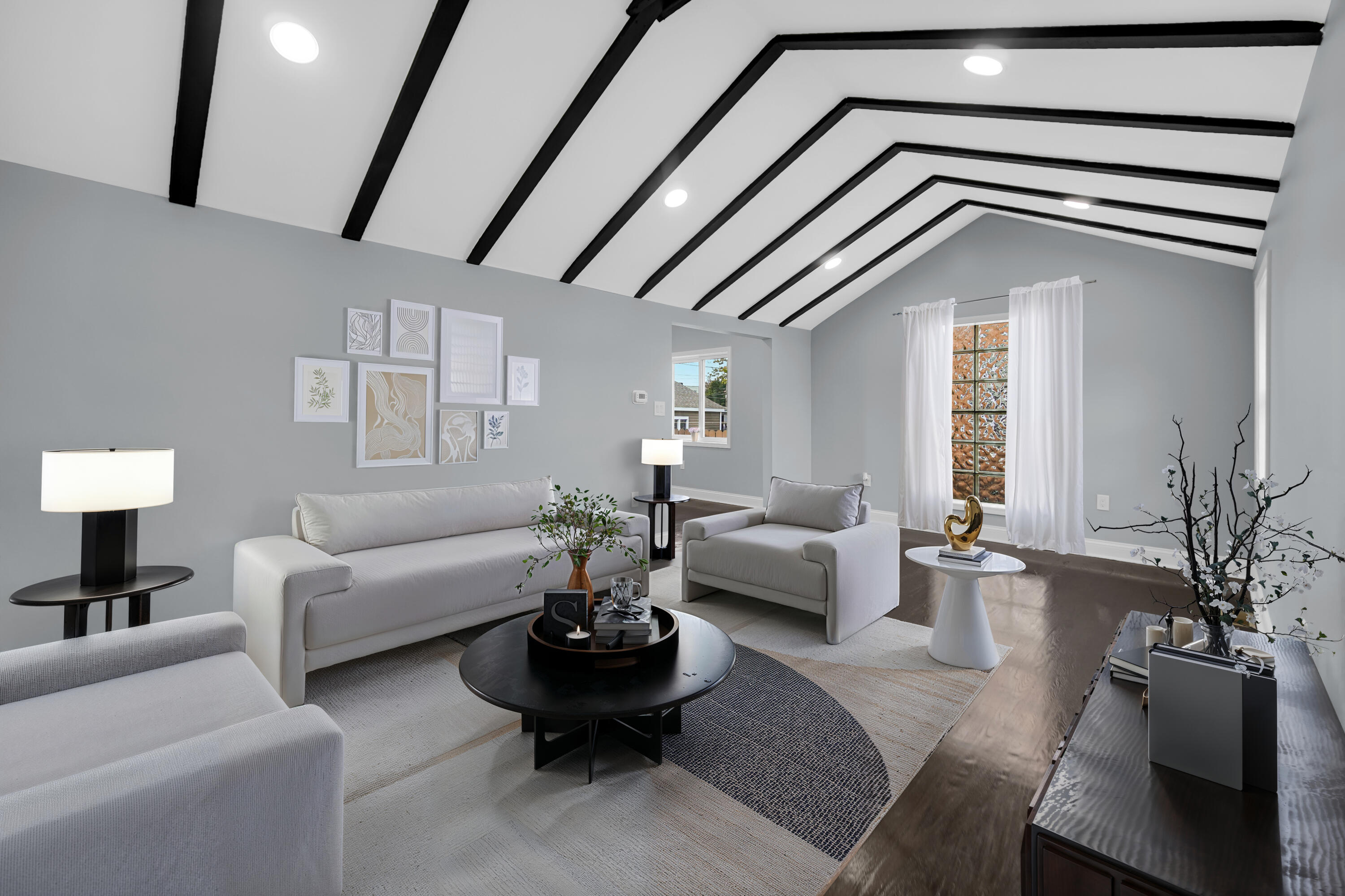 1430 Stanton Avenue Whiting, IN 46394 - Photo 6 of 17 a living room with furniture and wooden floor