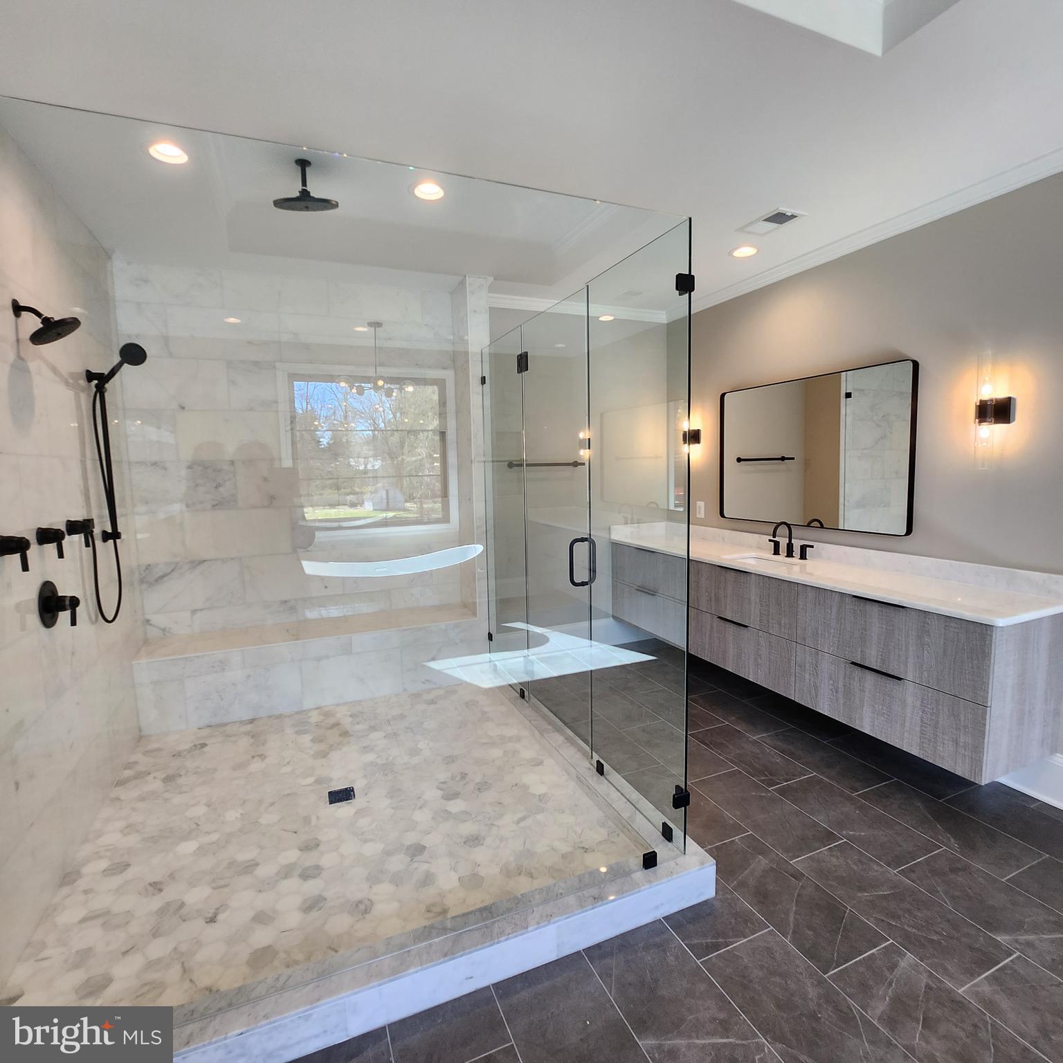 1055 Swinks Mill Road McLean, VA 22102 - Photo 15 of 47 Gigantic Marble Shower
