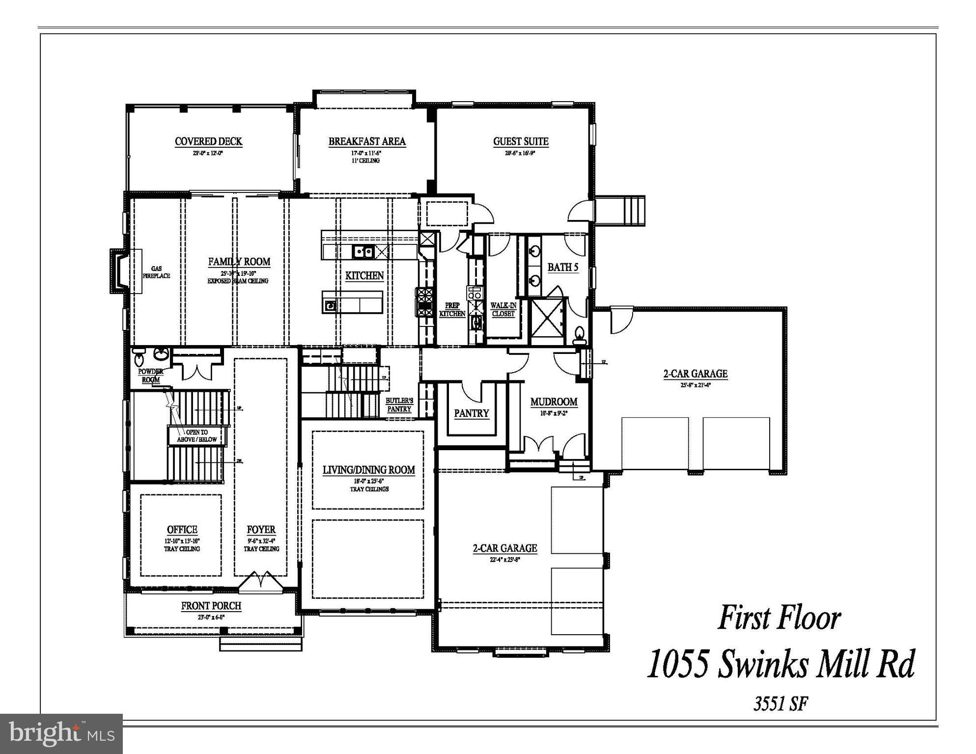 1055 Swinks Mill Road McLean, VA 22102 - Photo 45 of 47 Main Level Floorplan
