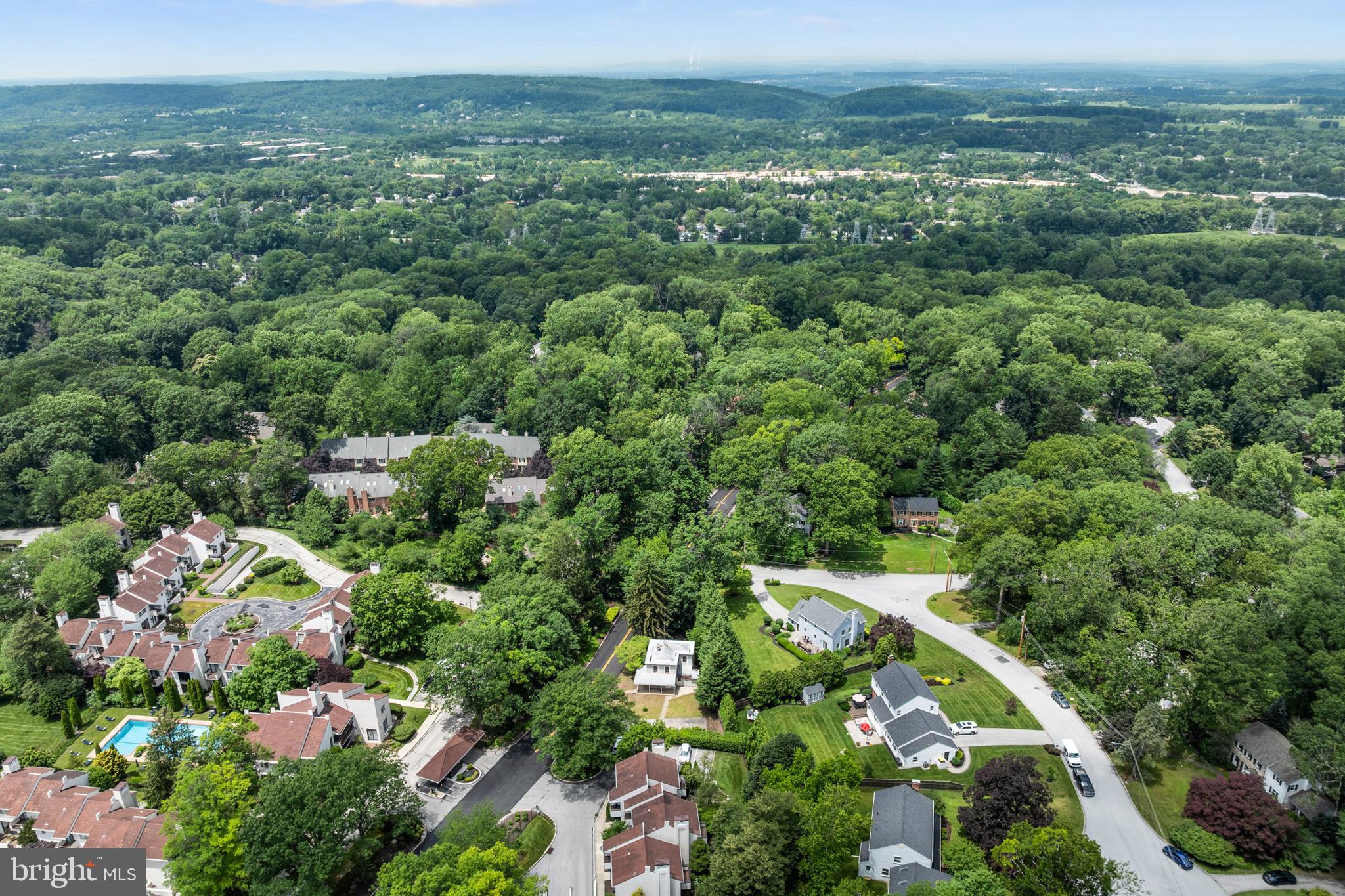 527 Berwyn Baptist Road Devon, PA 19333 - Photo 19 of 20 an aerial view of a house with a yard