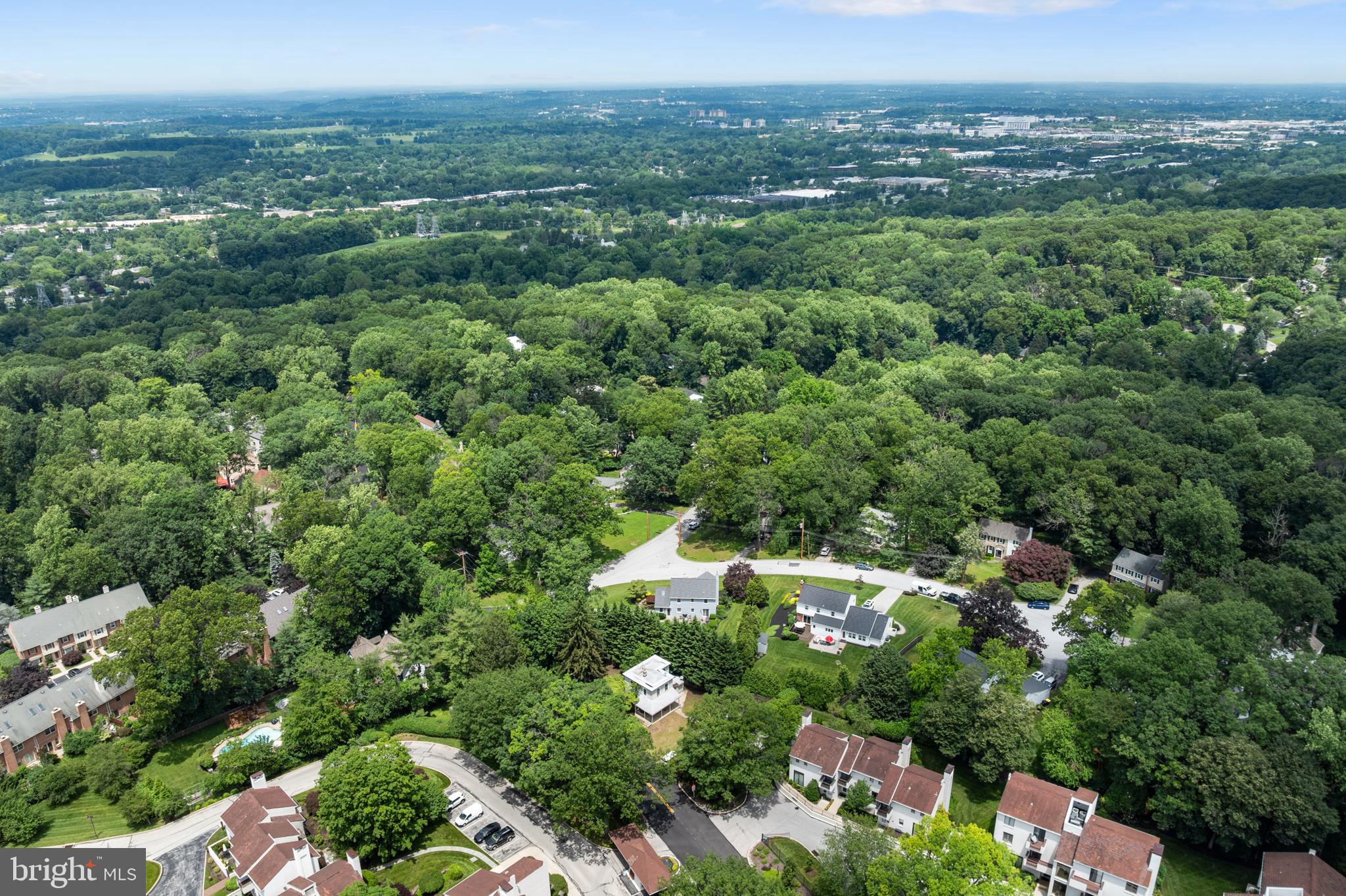 527 Berwyn Baptist Road Devon, PA 19333 - Photo 20 of 20 an aerial view of a city with lots of residential buildings