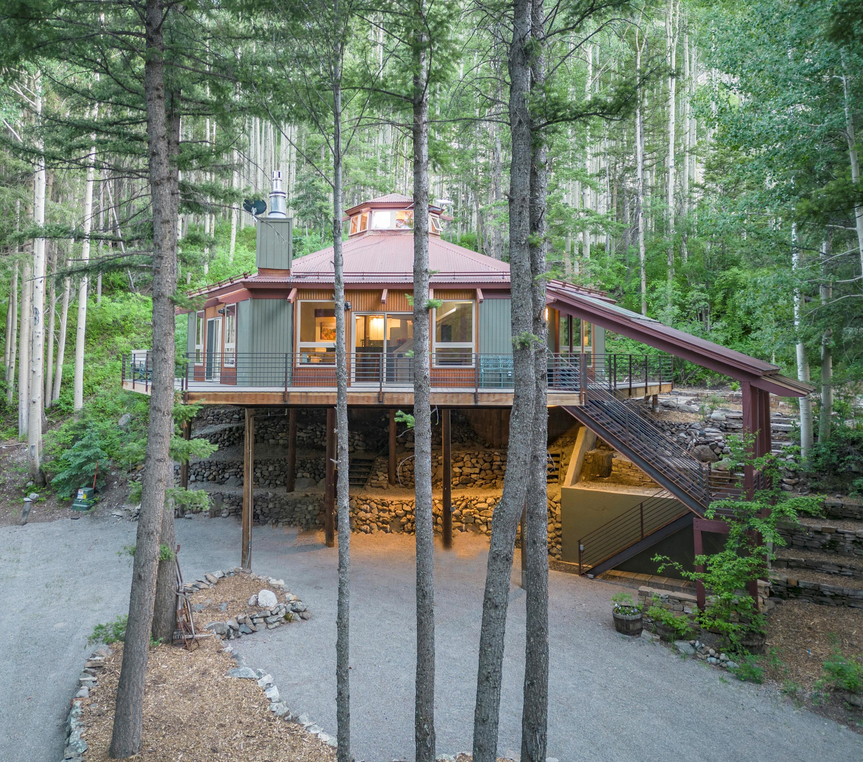 226 Lake Fork Junction Road Ophir, CO 81426 - Photo 2 of 31 a view of a balcony with chairs