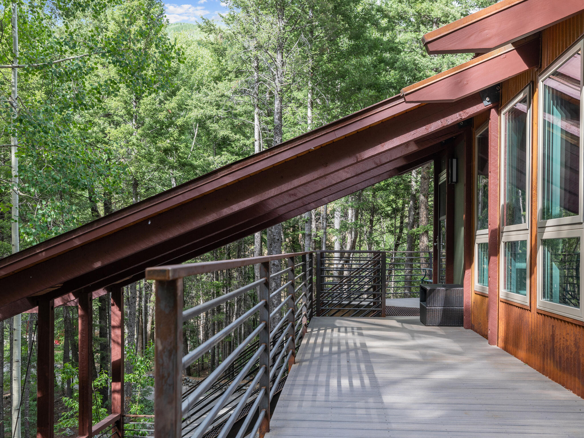 226 Lake Fork Junction Road Ophir, CO 81426 - Photo 26 of 31 a view of balcony with wooden floor