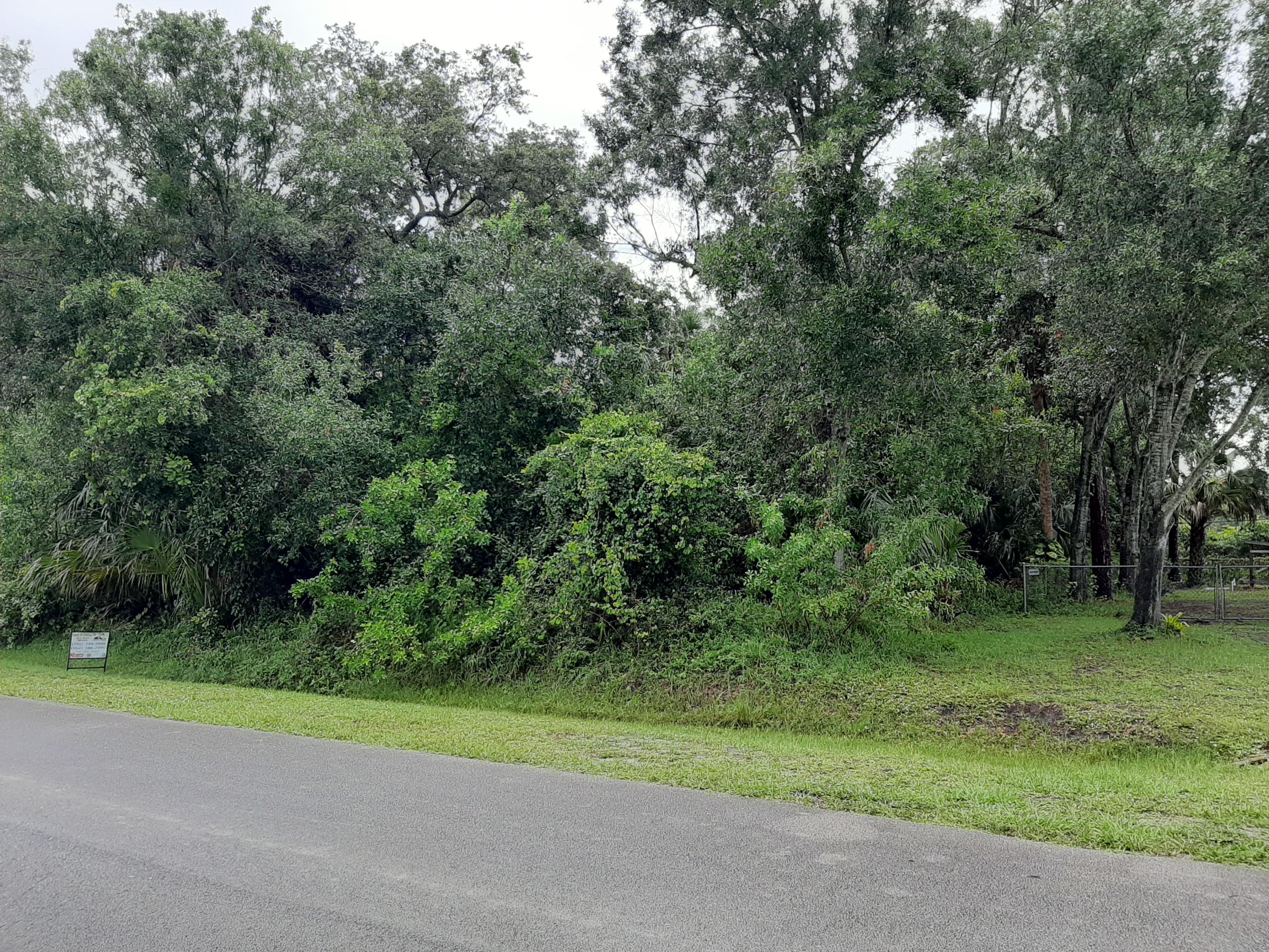 7402 Arthurs Road Fort Pierce, FL 34951 - Photo 2 of 3 a view of a yard with a large trees