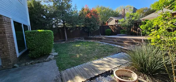 a view of outdoor space and yard