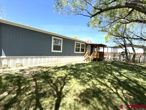a backyard of a house