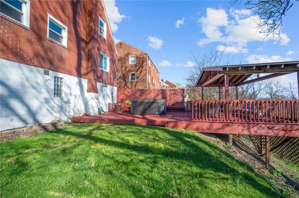 4030 Lebanon Church Road West Mifflin, PA 15122 - Photo 44 of 45 a view of a backyard with sitting area