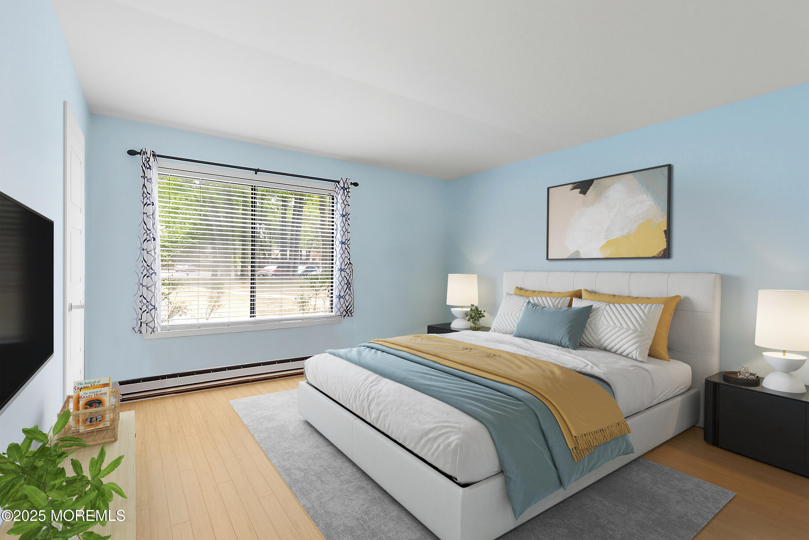 19 Manchester Court Red Bank, NJ 07701 - Photo 13 of 19 a bedroom with a bed and a large window